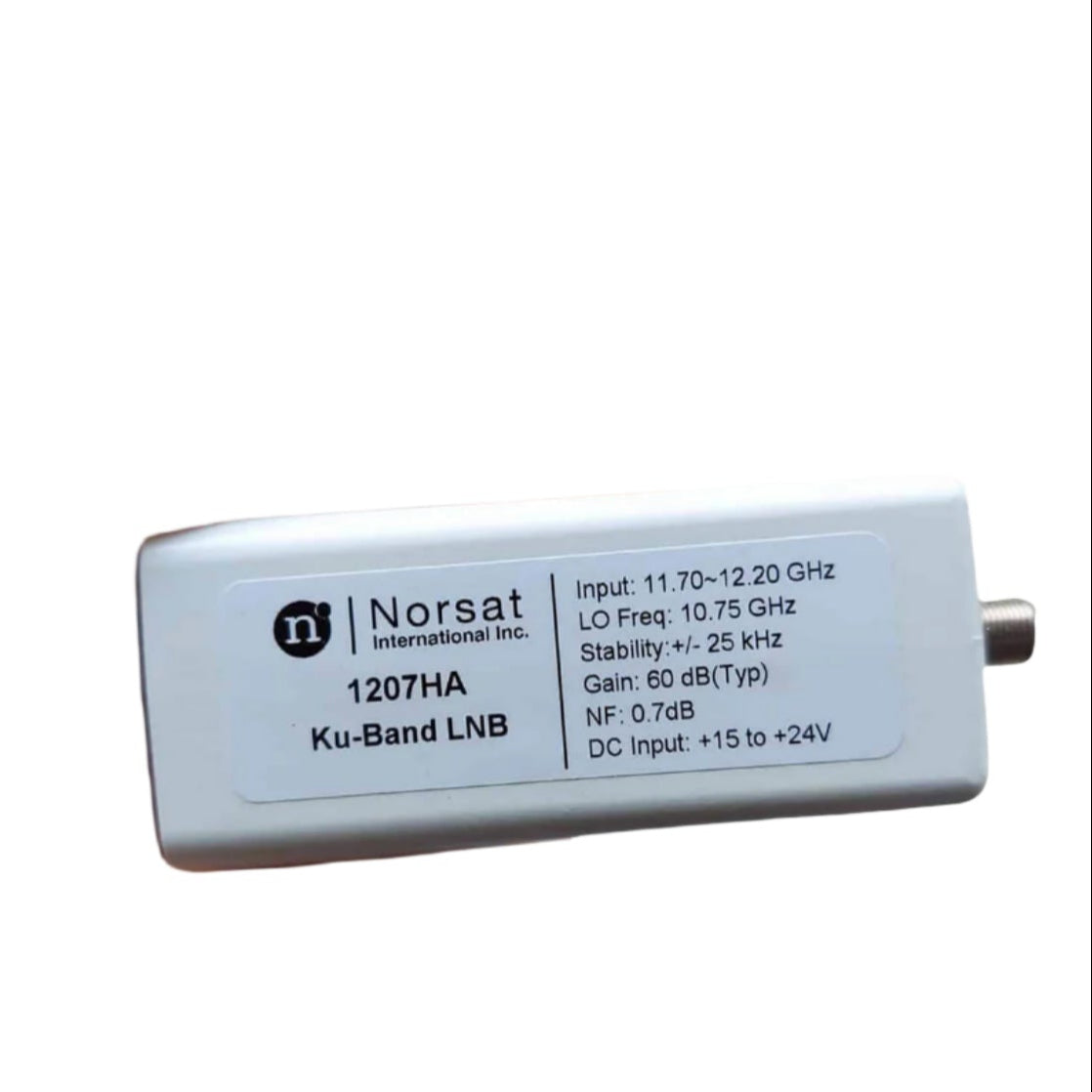 NORSAT LNB, KU - BAND +/ - 25 KHz, PLL (1207HA) - The Satellite Shop