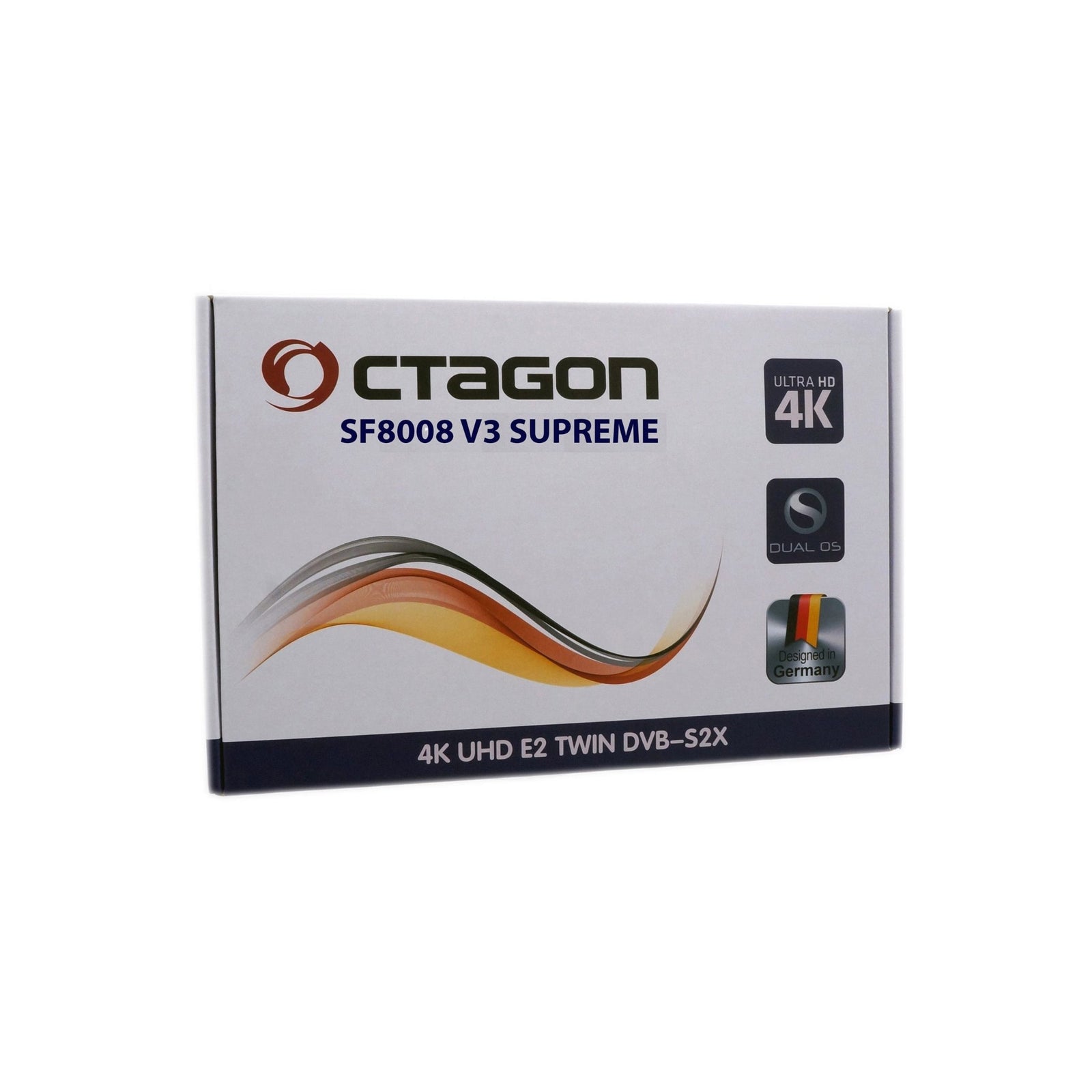 OCTAGON SF8008 V3 SUPREME 4K UHD E2 DVB - S2X TWIN (DUAL OS) - The Satellite Shop