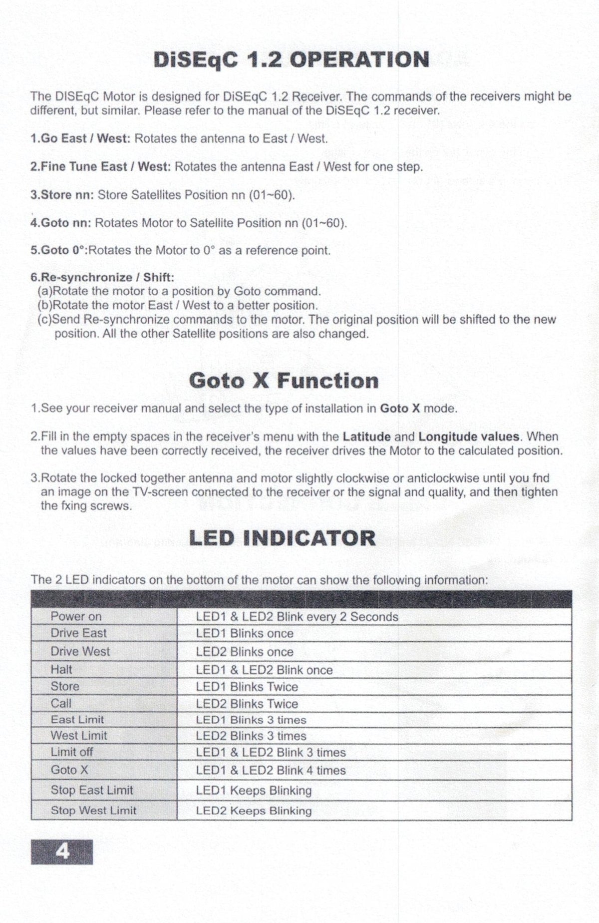 Opticum DM2800 Diseqc H - H Satellite Dish Motor and Mount - The Satellite Shop