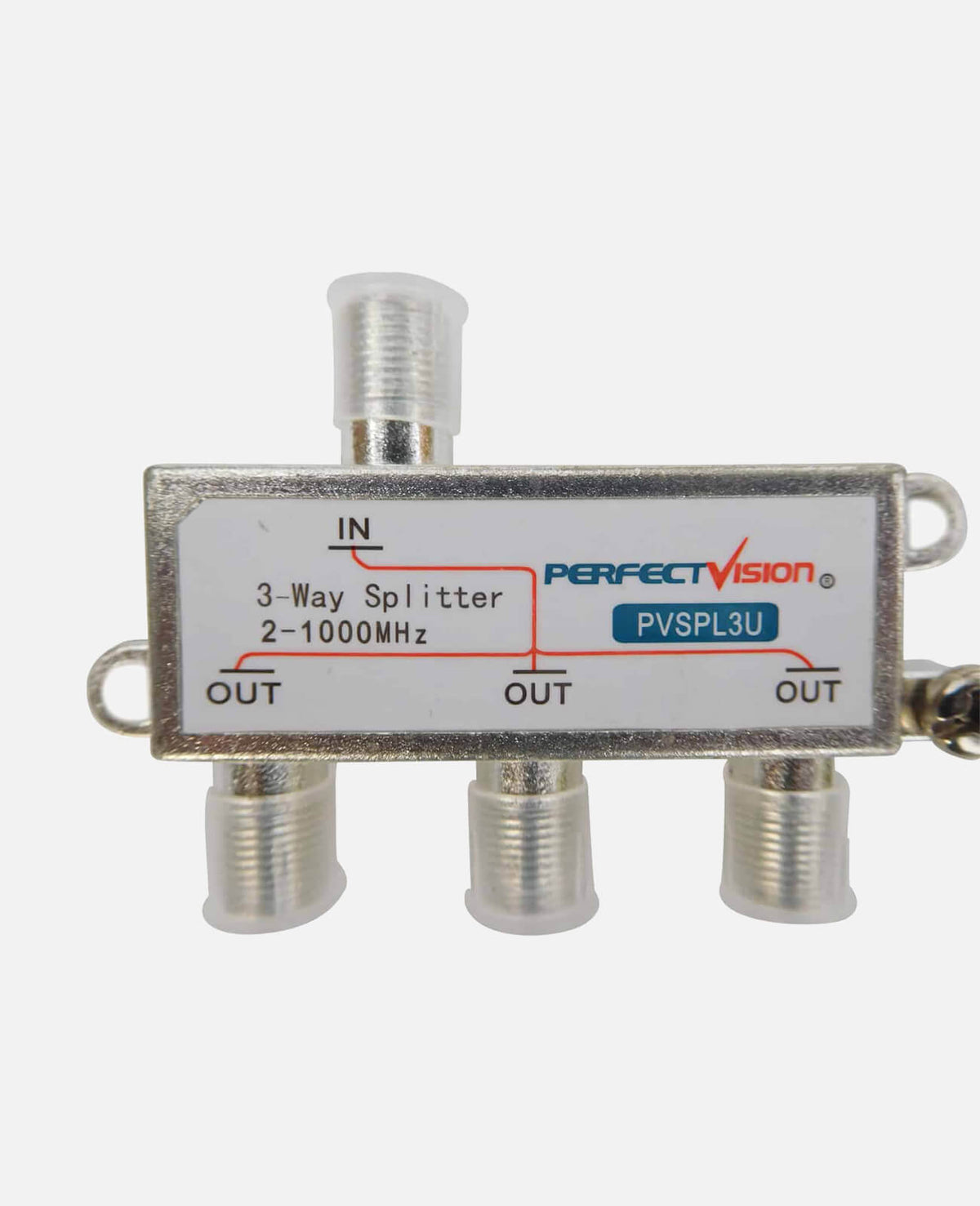 Perfect Vision 3 Way Splitter, UHF/VHF 75ohm (PVSPL3U) - The Satellite Shop