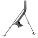 Standard Directv Satellite Mount with Long and Short Brace, 2" OD (DTVJMTwLSB) - The Satellite Shop