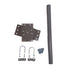 Swiveling Facia Eave Mount Bracket with U - Bolts and 1 5/8" x 24" Mast - The Satellite Shop