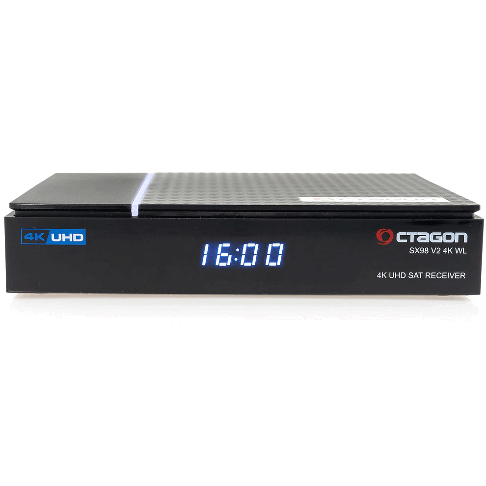 Octagon SX98 V2 4K UHD Sat Receiver - WiFi 5, Linux, PVR