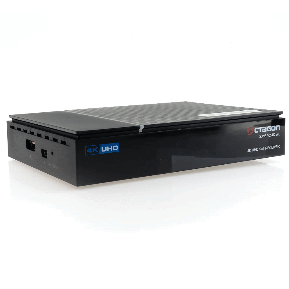 Octagon SX98 V2 4K UHD Sat Receiver - WiFi 5, Linux, PVR