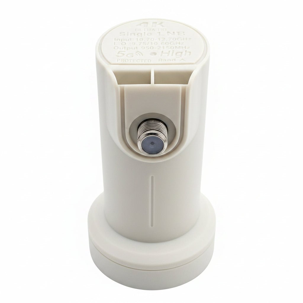 Universal Single FTA KU Band LNBF, 0.1dB — 3-Year Warranty - The Satellite Shop