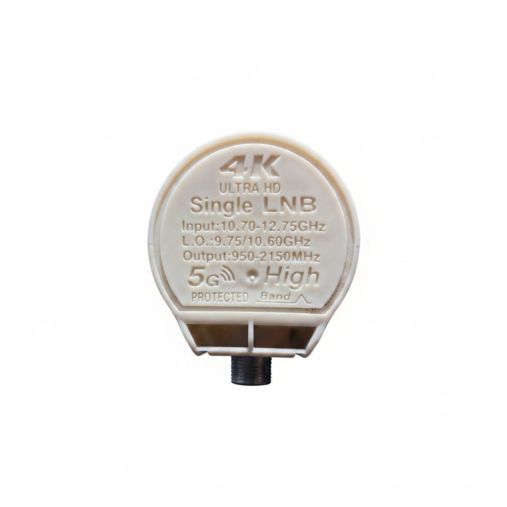 Universal Single FTA KU Band LNBF, 0.1dB — 3-Year Warranty - The Satellite Shop