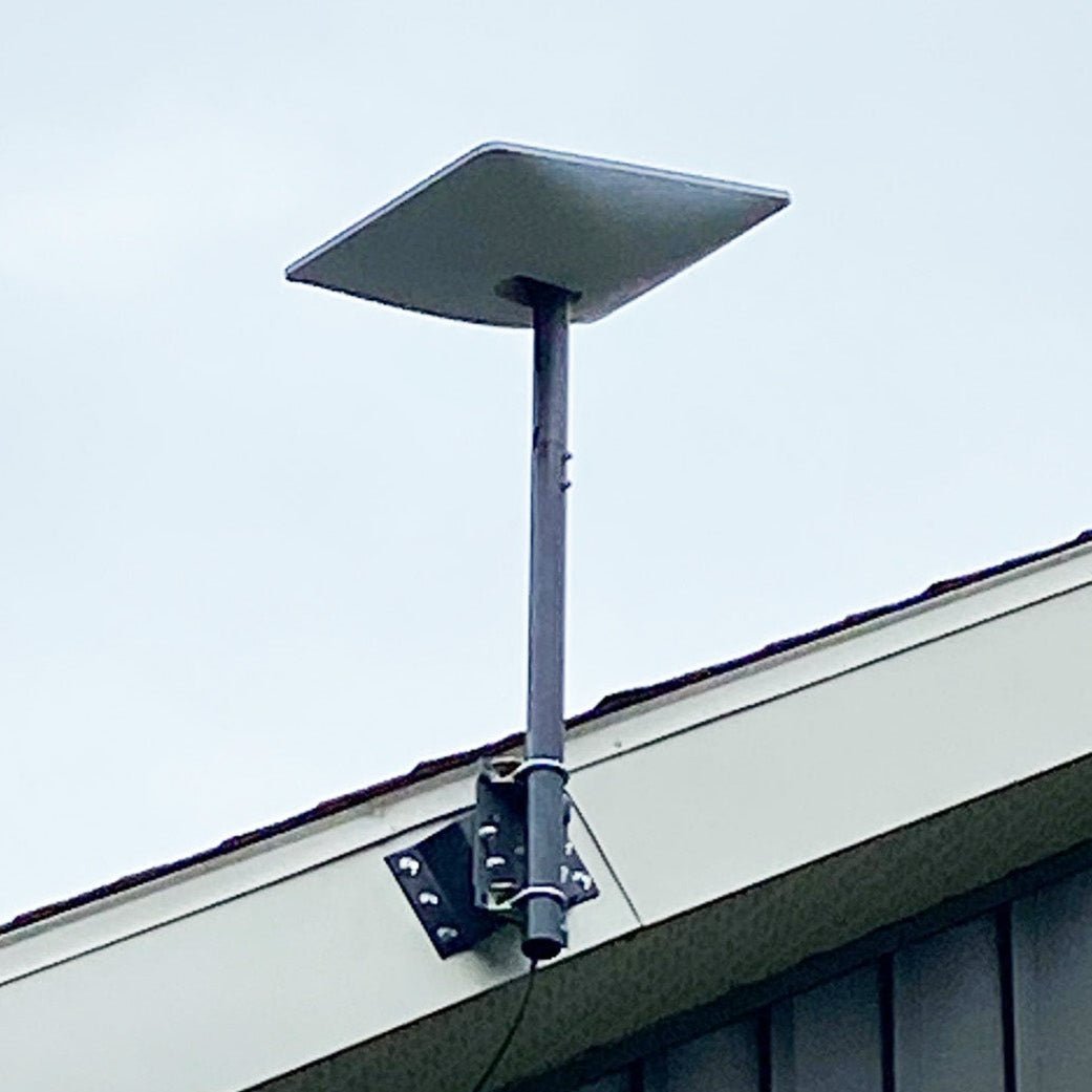 V2 Starlink Eave Mount Kit w Mast, Mounting Hardware - The Satellite Shop
