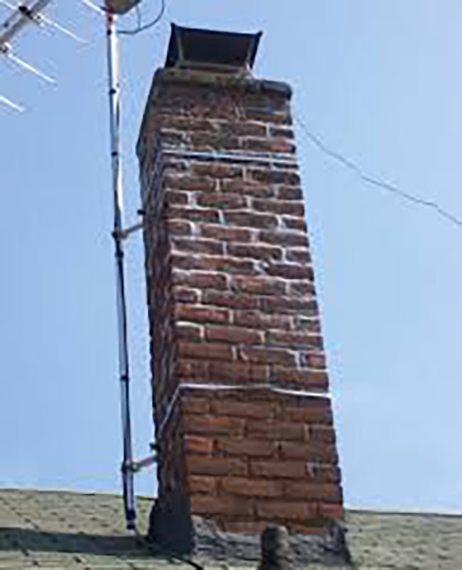 "Y" Style Chimney Antenna Mount with 4" Stand - off and Galvanized 12' Steel Straps (PVCM24) - The Satellite Shop